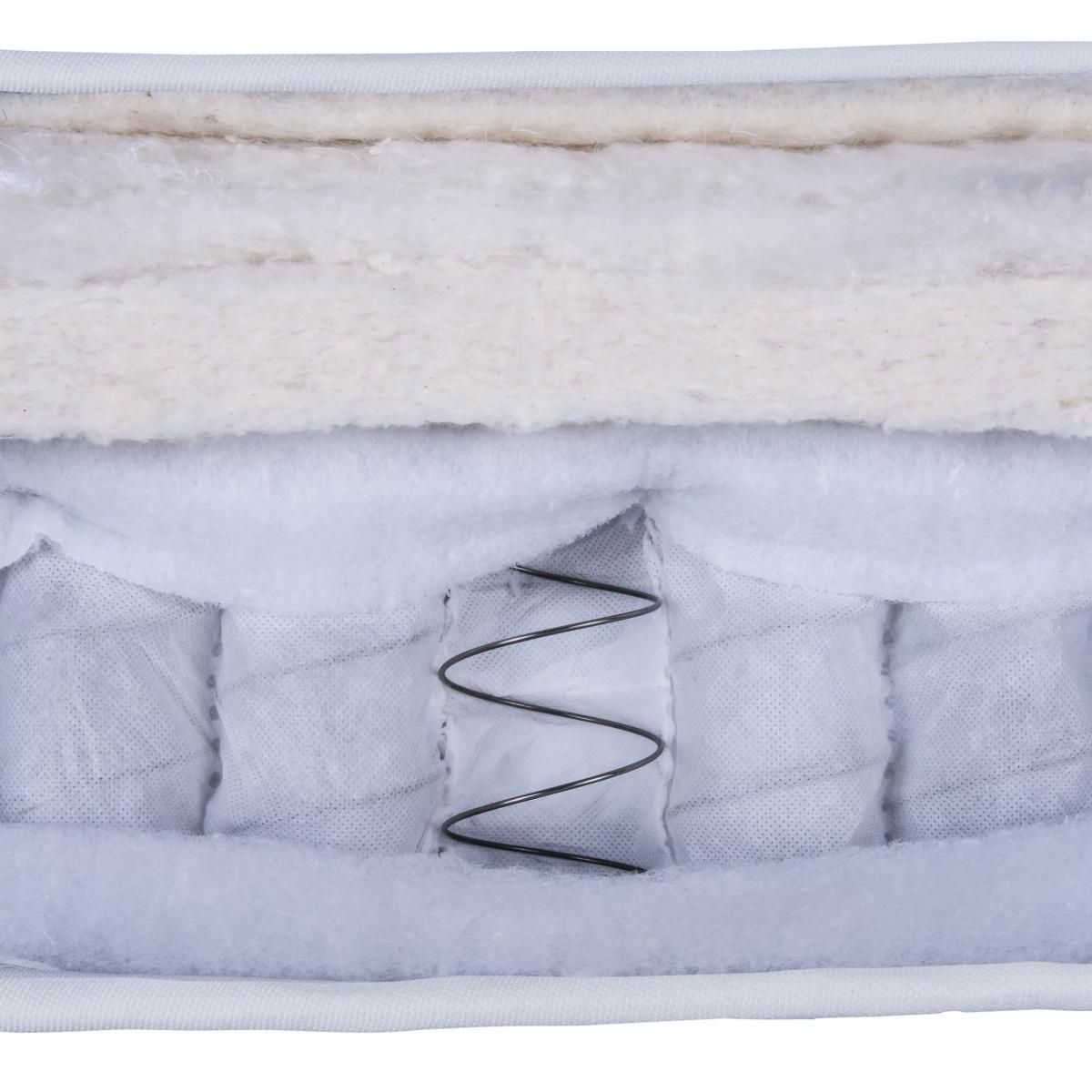 little home at John Lewis Hampshire Wool Pocket Spring Mattress, Medium, Single – image 5