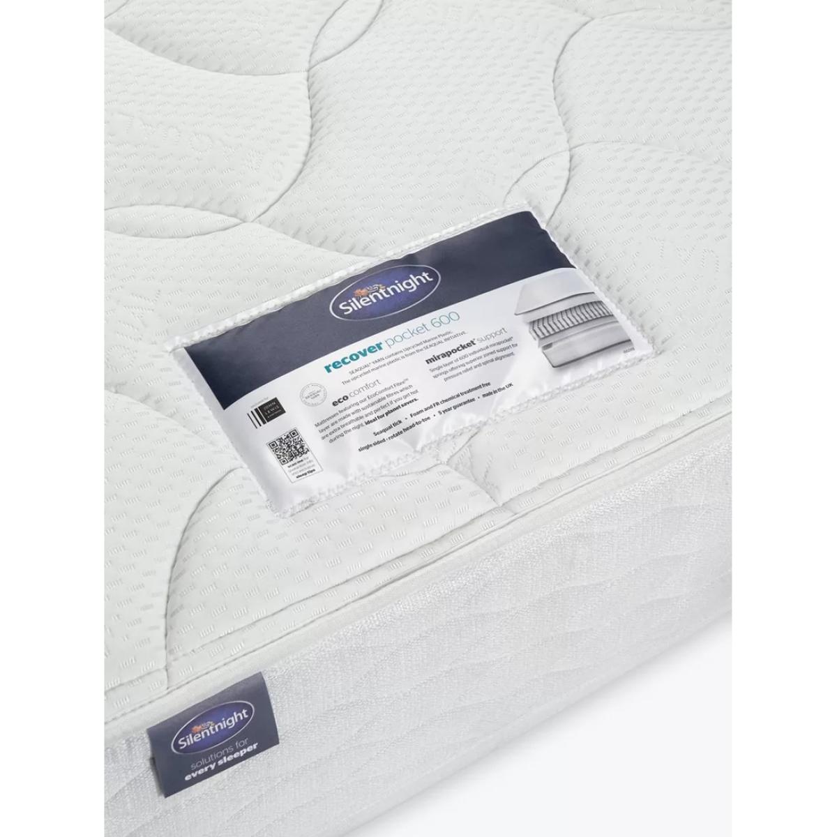 Silentnight Recover Mirapocket 600 Spring Mattress, Regular Tension, Single – image 5