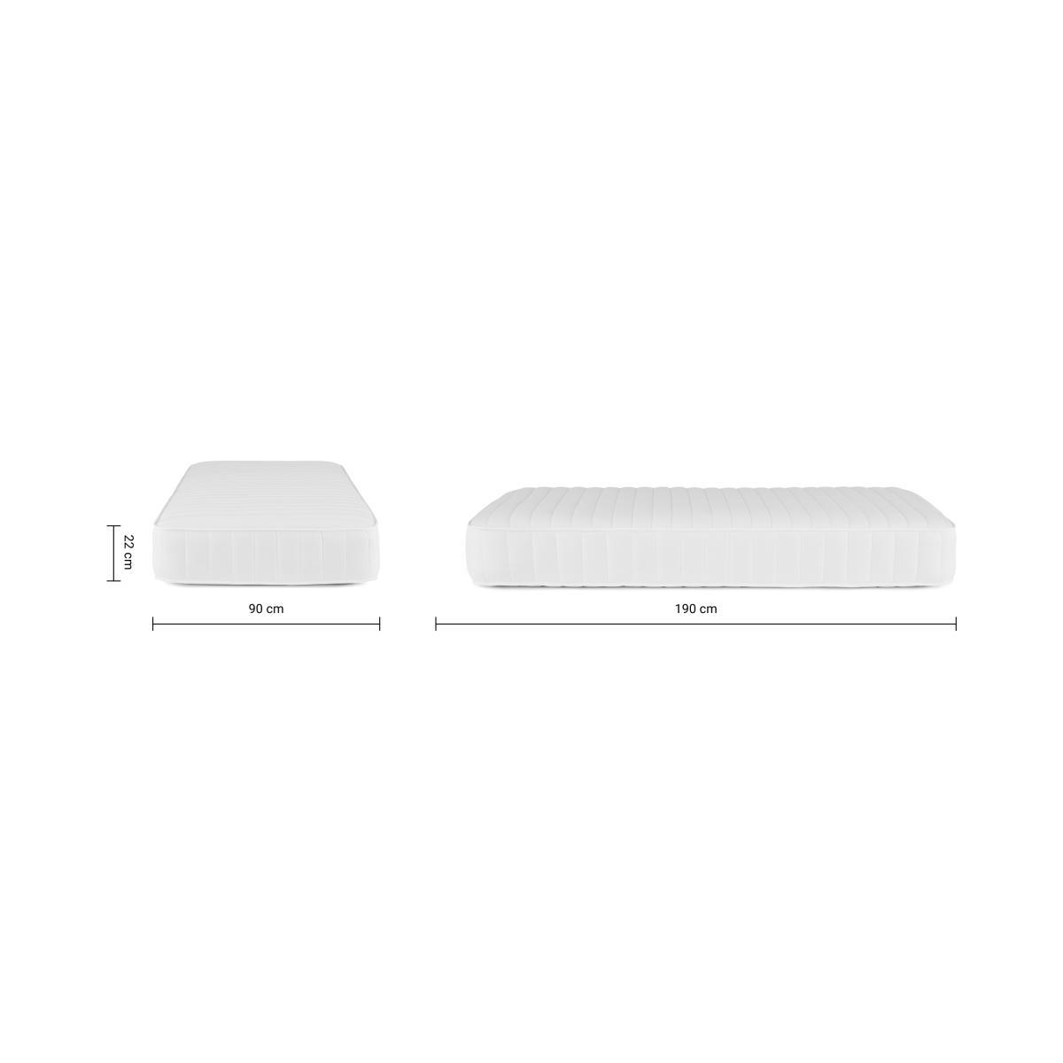 Feebas Open Coil, Medium Tension, Single Mattress – image 8
