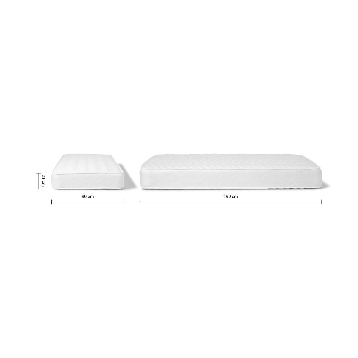 Noto Open Coil Single Mattress, Medium Tension – image 3