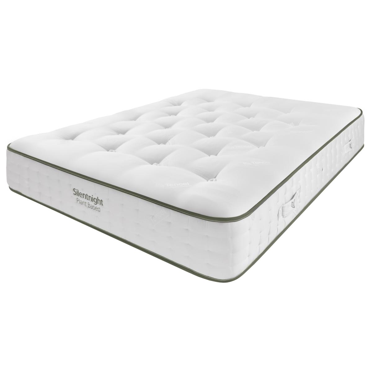 Downtown Silentnight Flora Plant Based Mattress and Slimline Divan Set - Single - 90cm - 2 Drawer - Standard Fabric, Flax – image 8