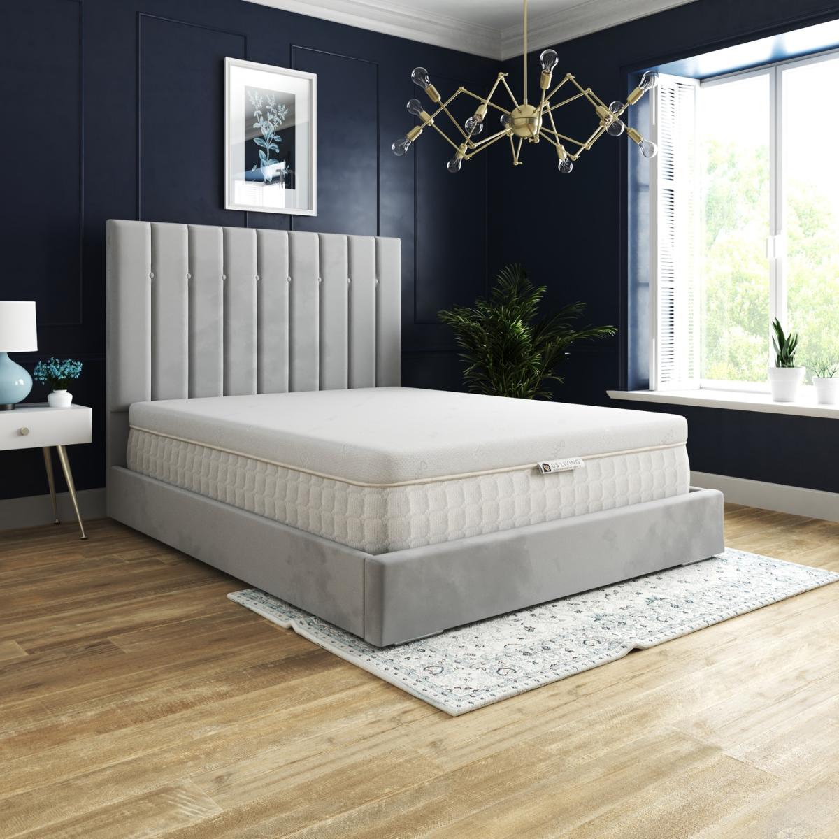Essential 5cm Thick Memory Foam Mattress Topper  - White / Single – image 2