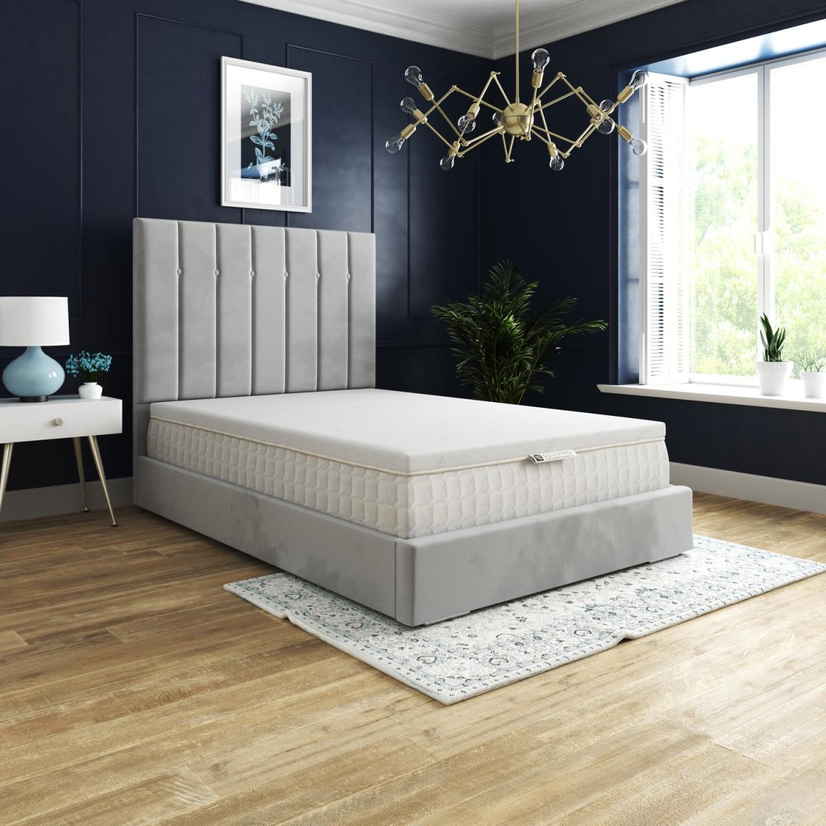 Comfort 7.5cm Thick Memory Foam Mattress Topper  - White / Single – image 2