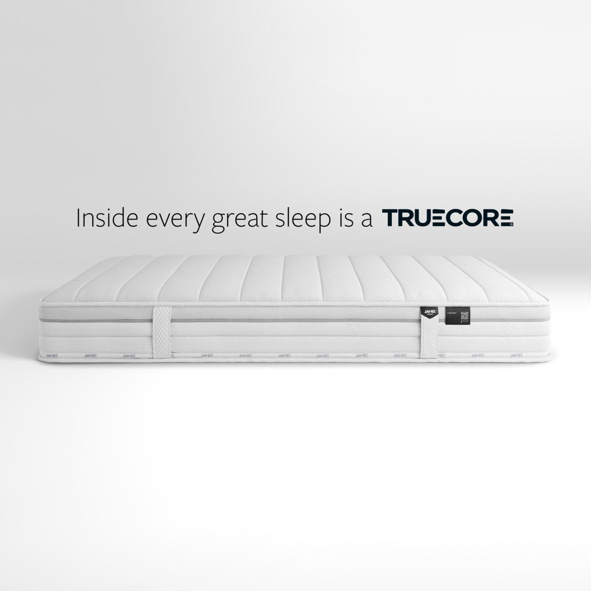 Jay-Be 1000 e-Pocket Eco Truecore Mattress  - White / Single – image 2