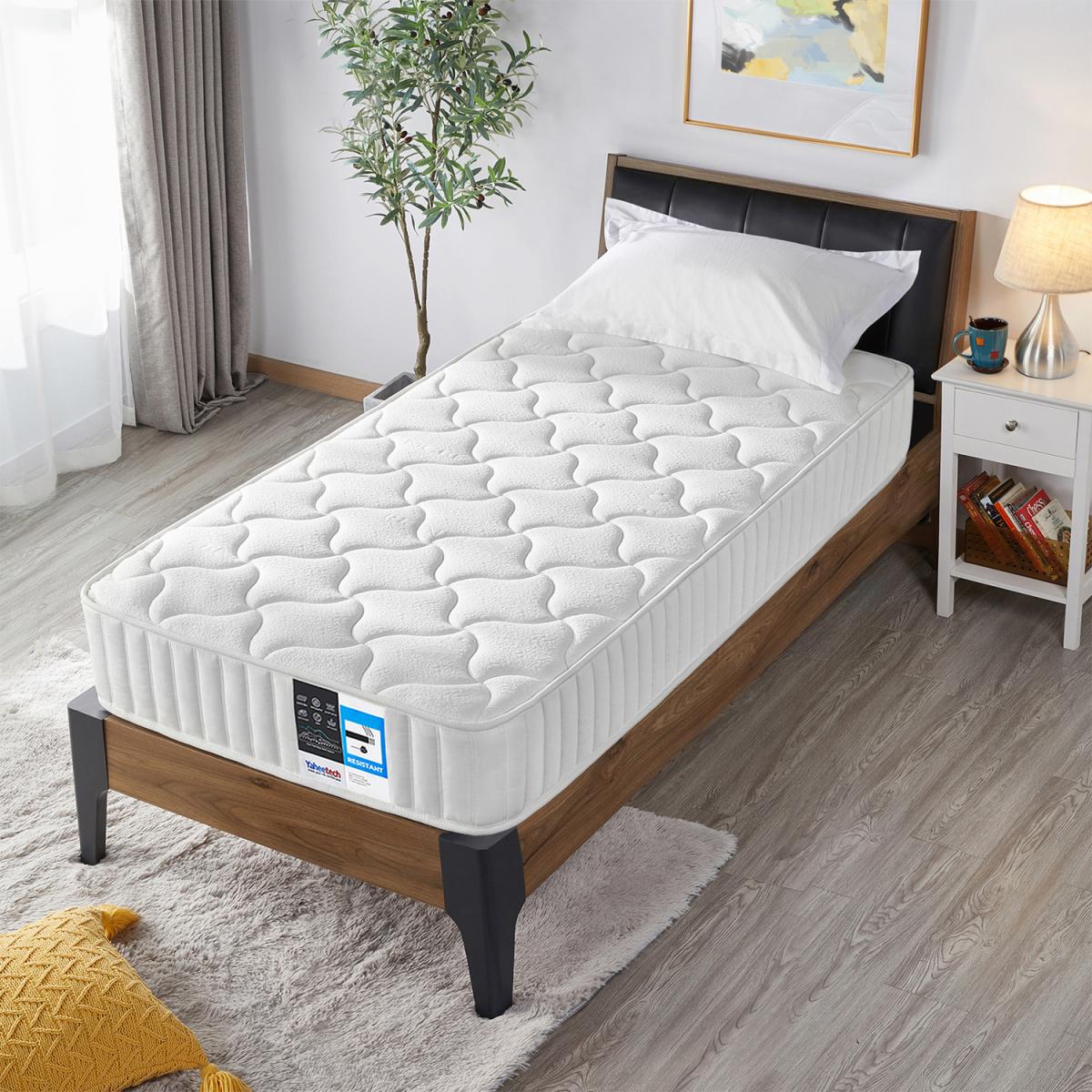 Memory Foam Mattress with Innerspring - White – image 5