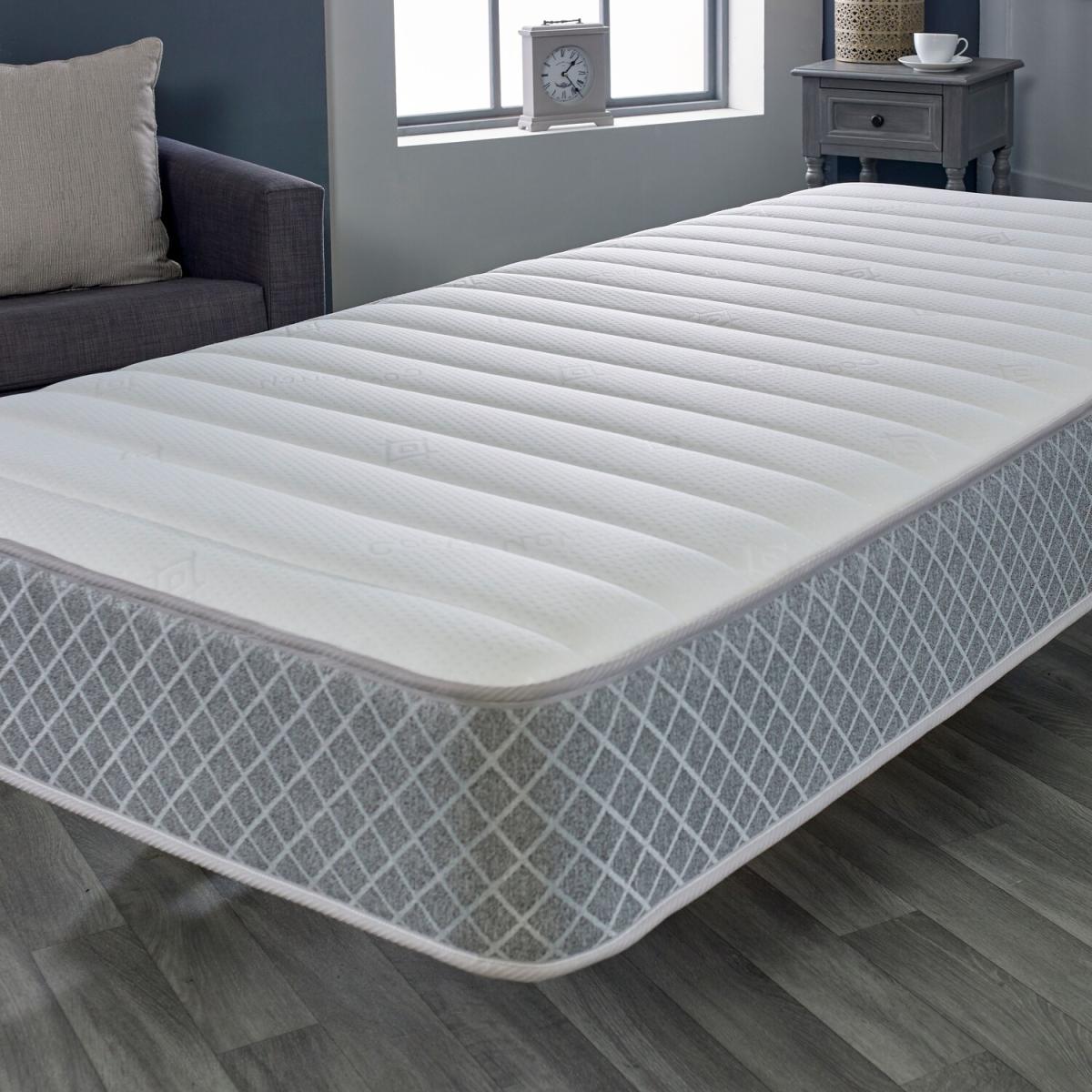 Memory Foam Budget Friendly Hybrid Spring Mattress - Grey / Junior – image 3