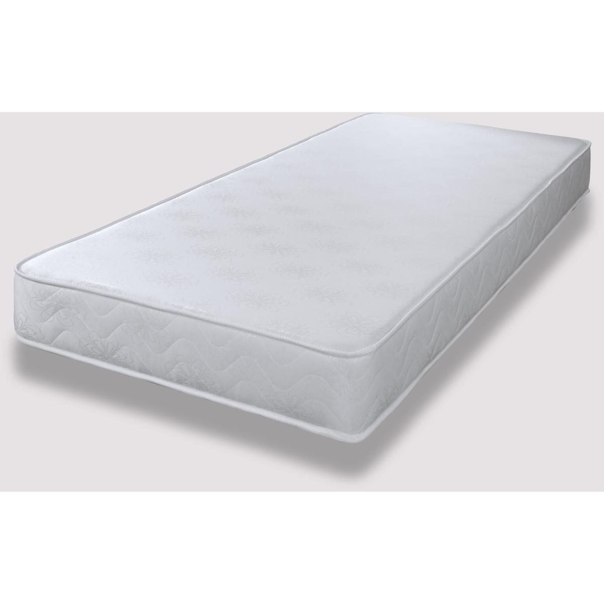 Damask Essentials White Comfort Flattop Mattress - White / Small Single – image 2