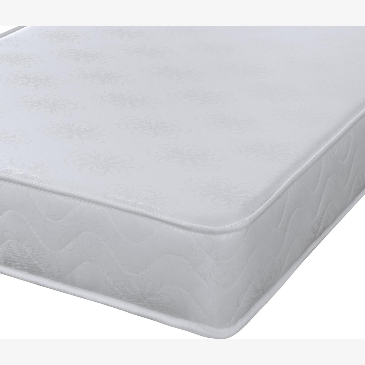 Damask Essentials White Comfort Flattop Mattress - White / Small Single – image 1