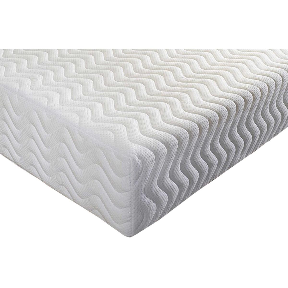 Aspire Pure Relief Memory Foam Mattress, Size Small Single - White border and white top panel – image 2