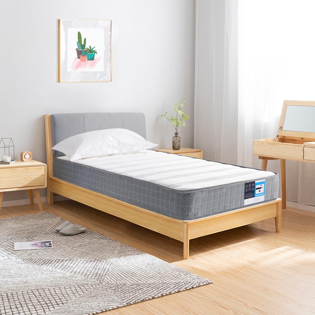 Mattress with Knitted Jacquard Cover - Grey – image 4