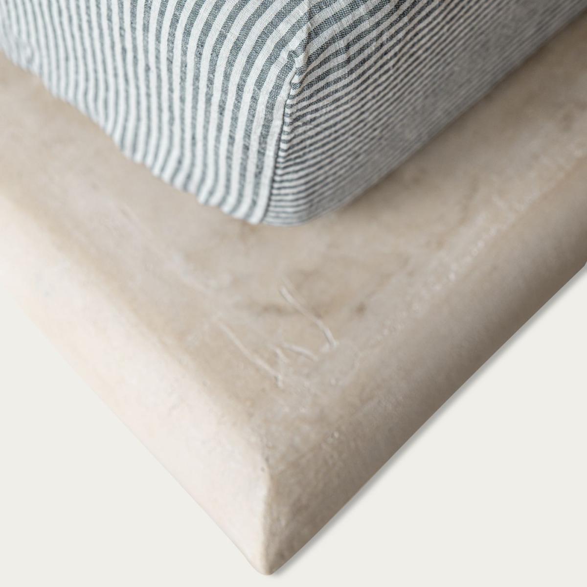 Striped Linen Fitted Sheet – image 3