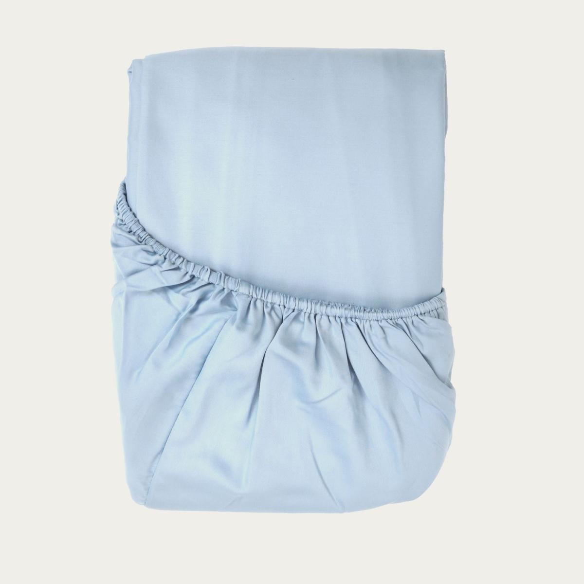Light Blue 400 Thread Count Sateen Sheets