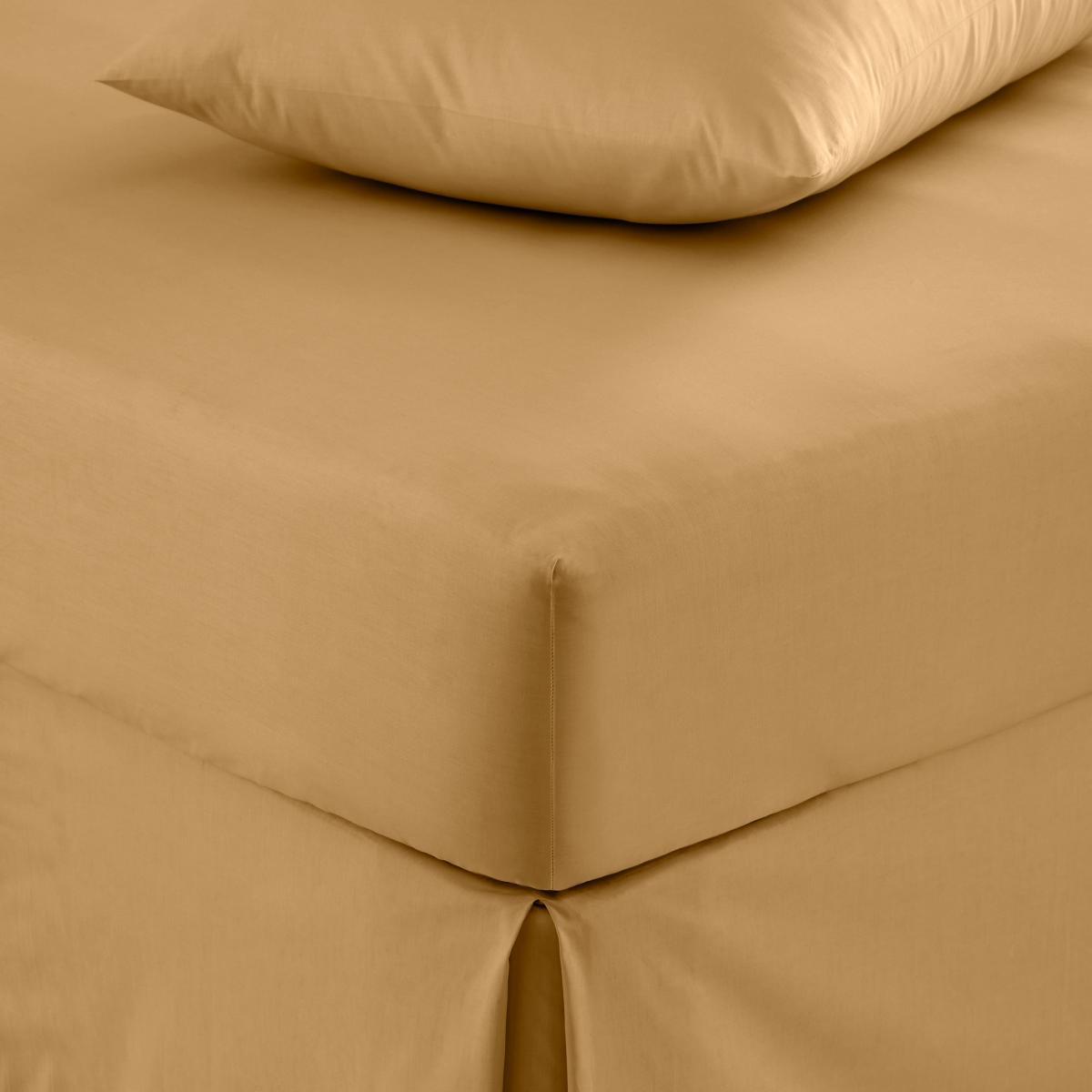 Pure Cotton Fitted Sheet Honey – image 1