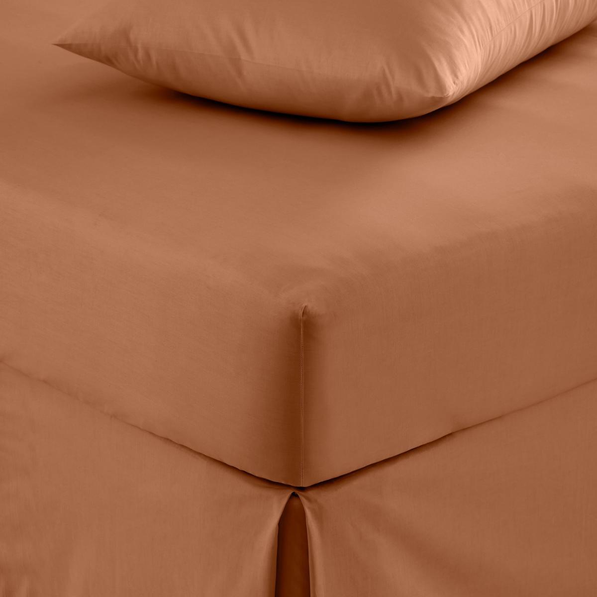 Pure Cotton Fitted Sheet Butterscotch (Orange) – image 1