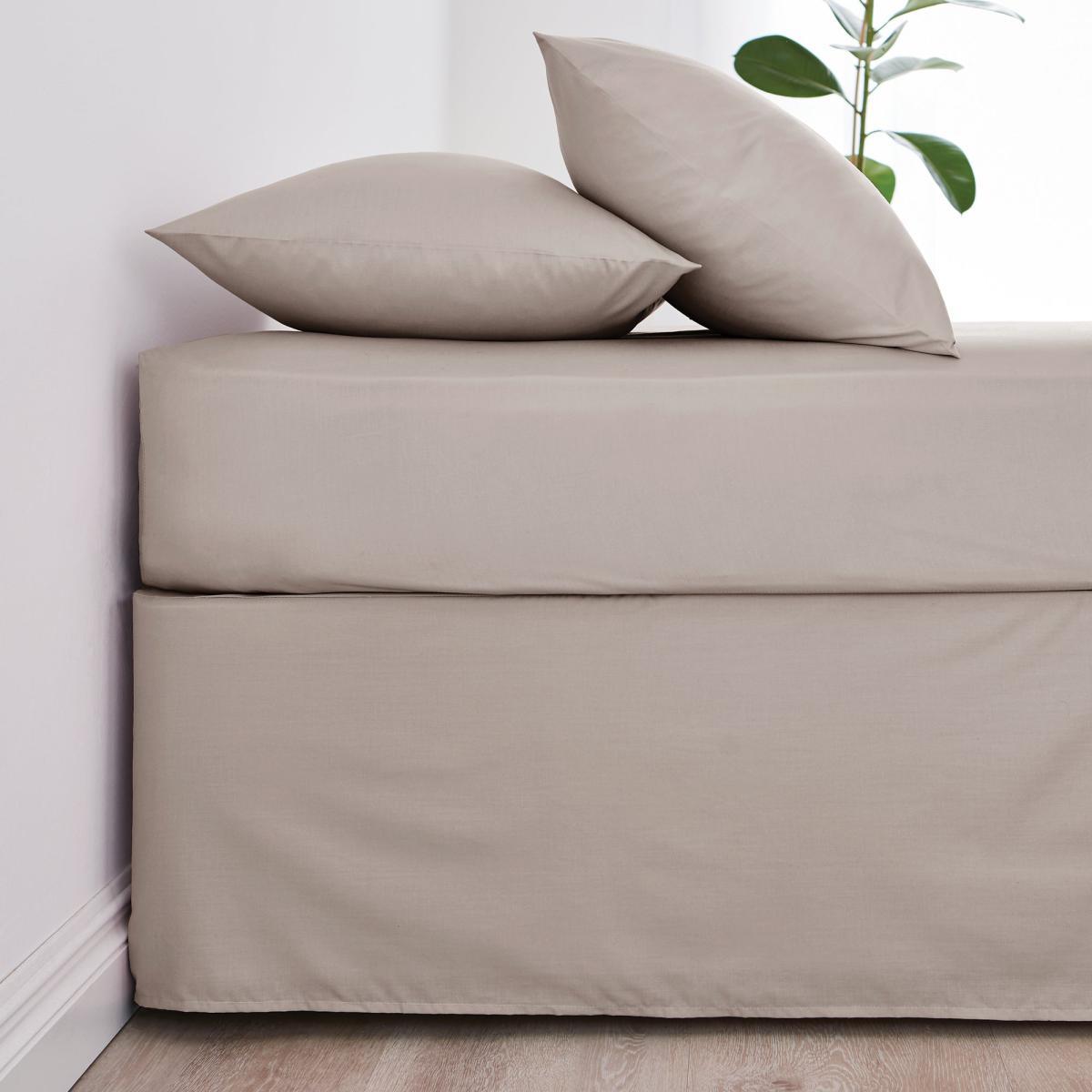 Non Iron Plain Fitted Sheet Natural – image 2
