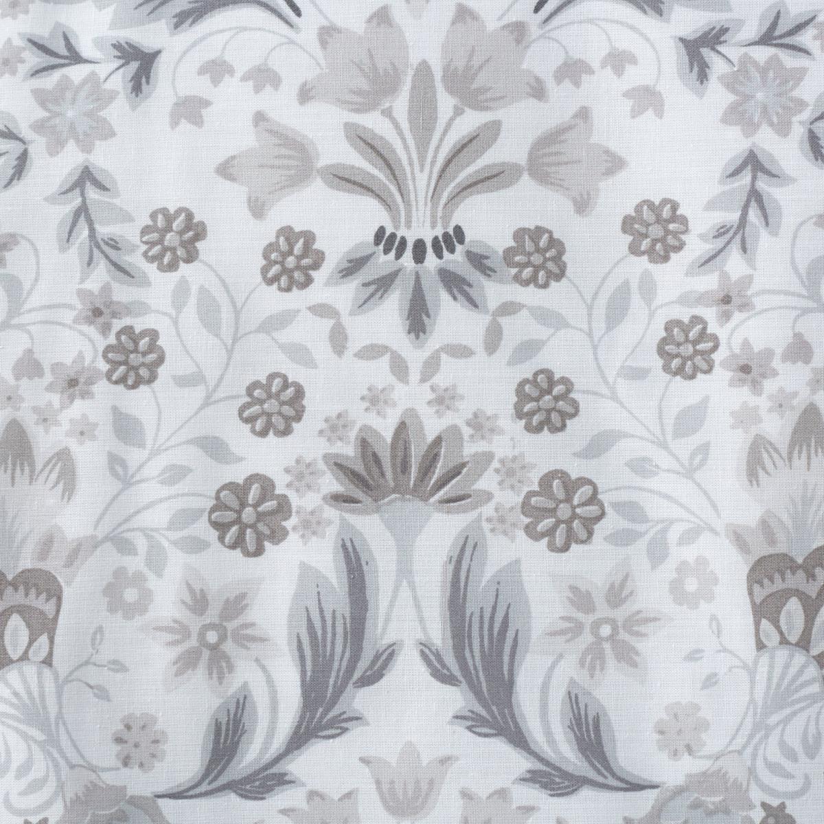 Hardwick Floral Grey Reversible Duvet Cover and Pillowcase Set Light Grey – image 6