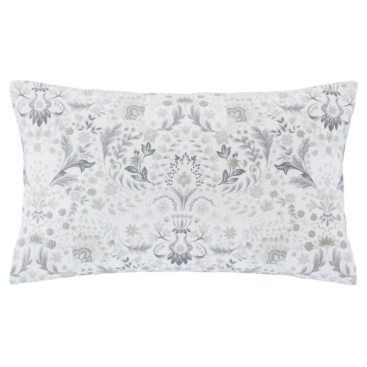 Hardwick Floral Grey Reversible Duvet Cover and Pillowcase Set Light Grey – image 9