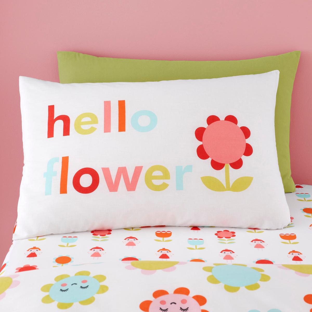 Cosatto Fairy Garden 100% Cotton Reversible Duvet Cover and Pillowcase Set MultiColoured – image 2