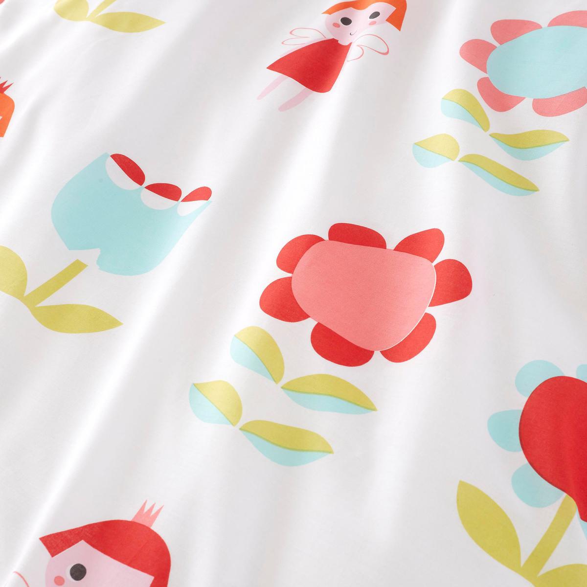 Cosatto Fairy Garden 100% Cotton Reversible Duvet Cover and Pillowcase Set MultiColoured – image 3