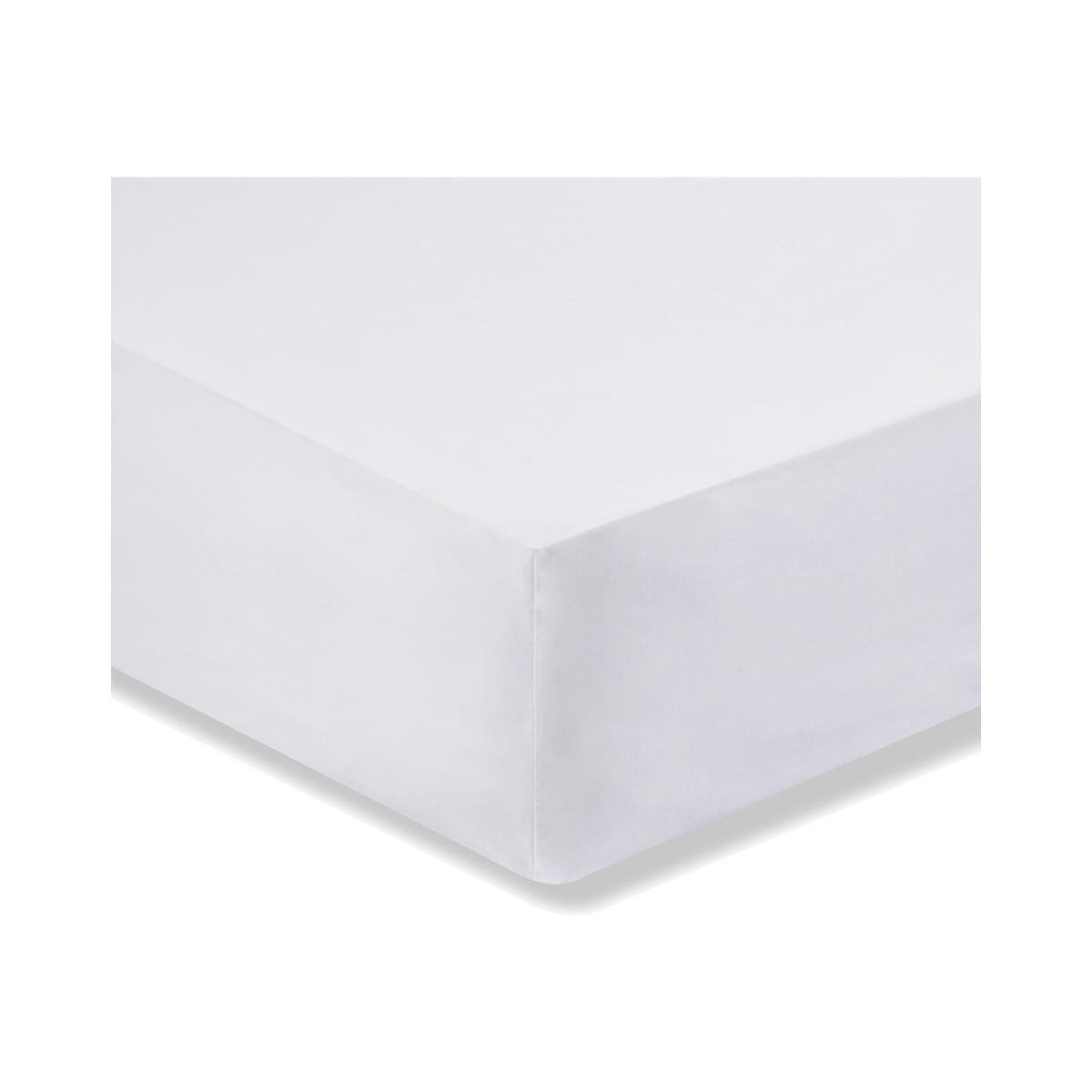Cotton Rich Sateen Fitted Sheet White