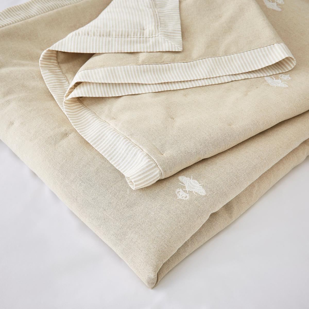 Dorma Embroidered Bee Bedspread Natural (Cream) – image 4