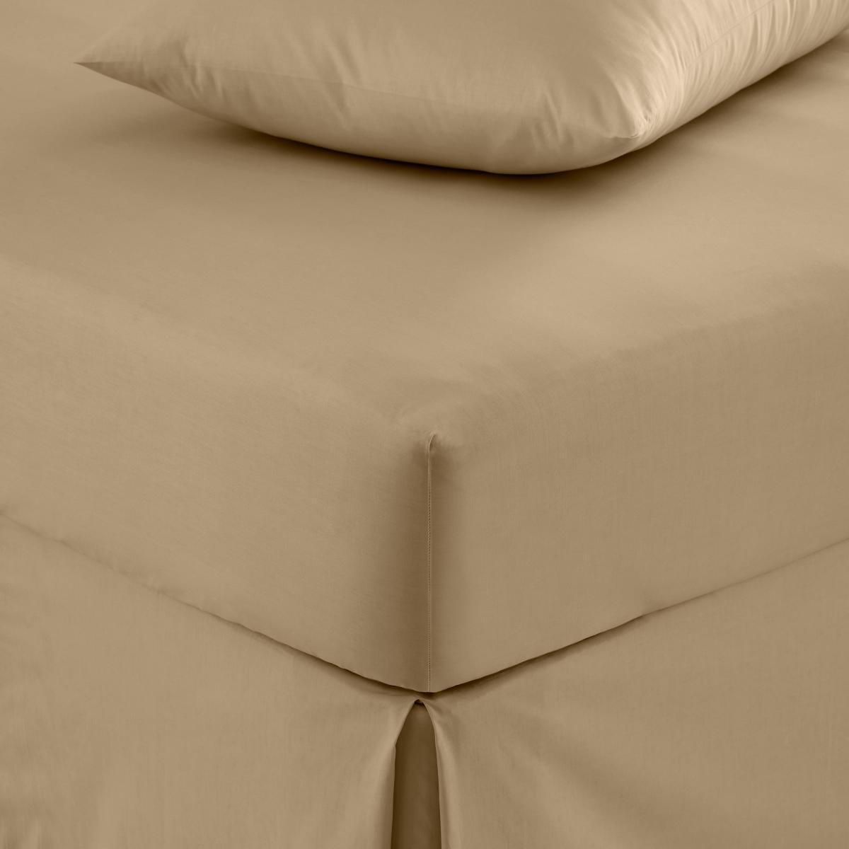 Pure Cotton Fitted Sheet Warm Sand – image 1