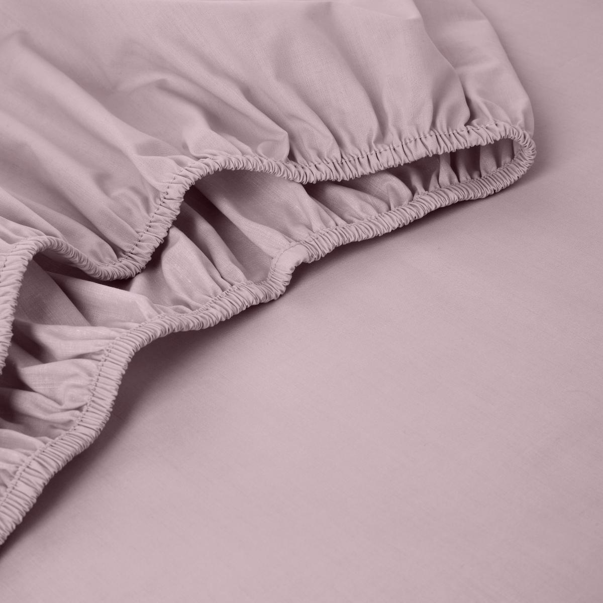 Pure Cotton Fitted Sheet Heather – image 3