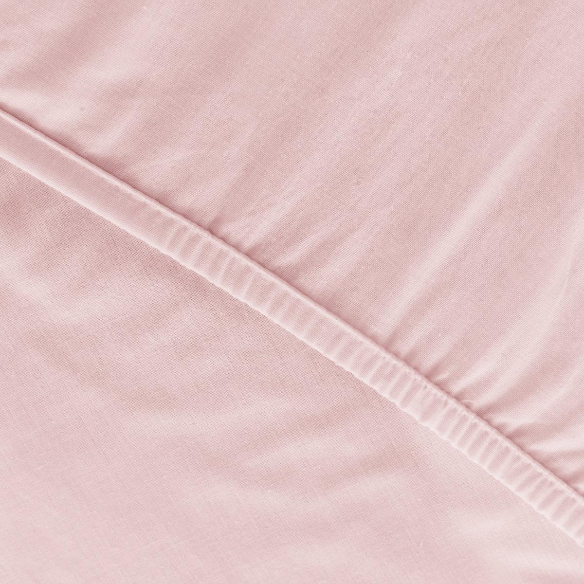 Non Iron Plain Fitted Sheet Dusty Pink – image 3