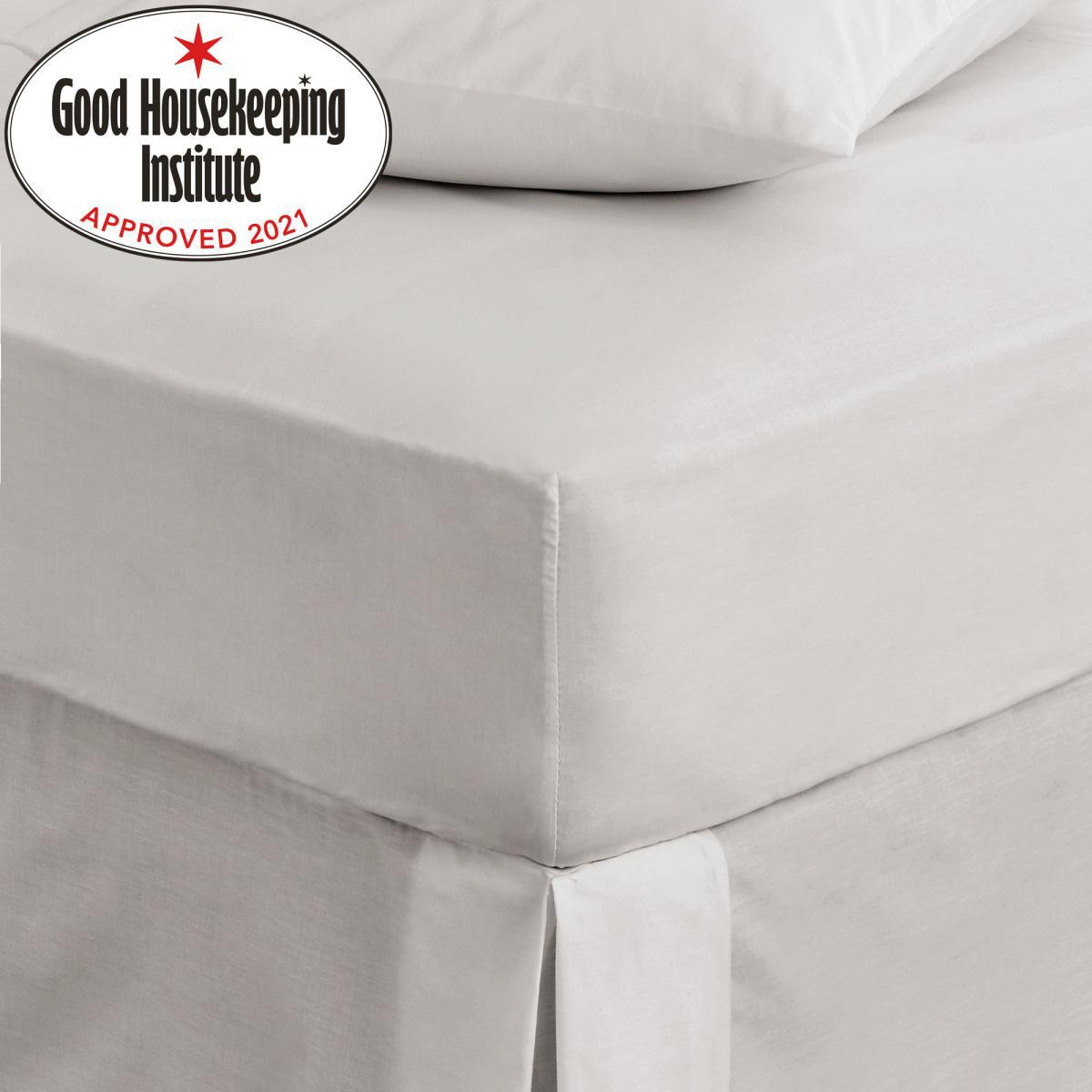 Non Iron Plain Fitted Sheet Lilac – image 2