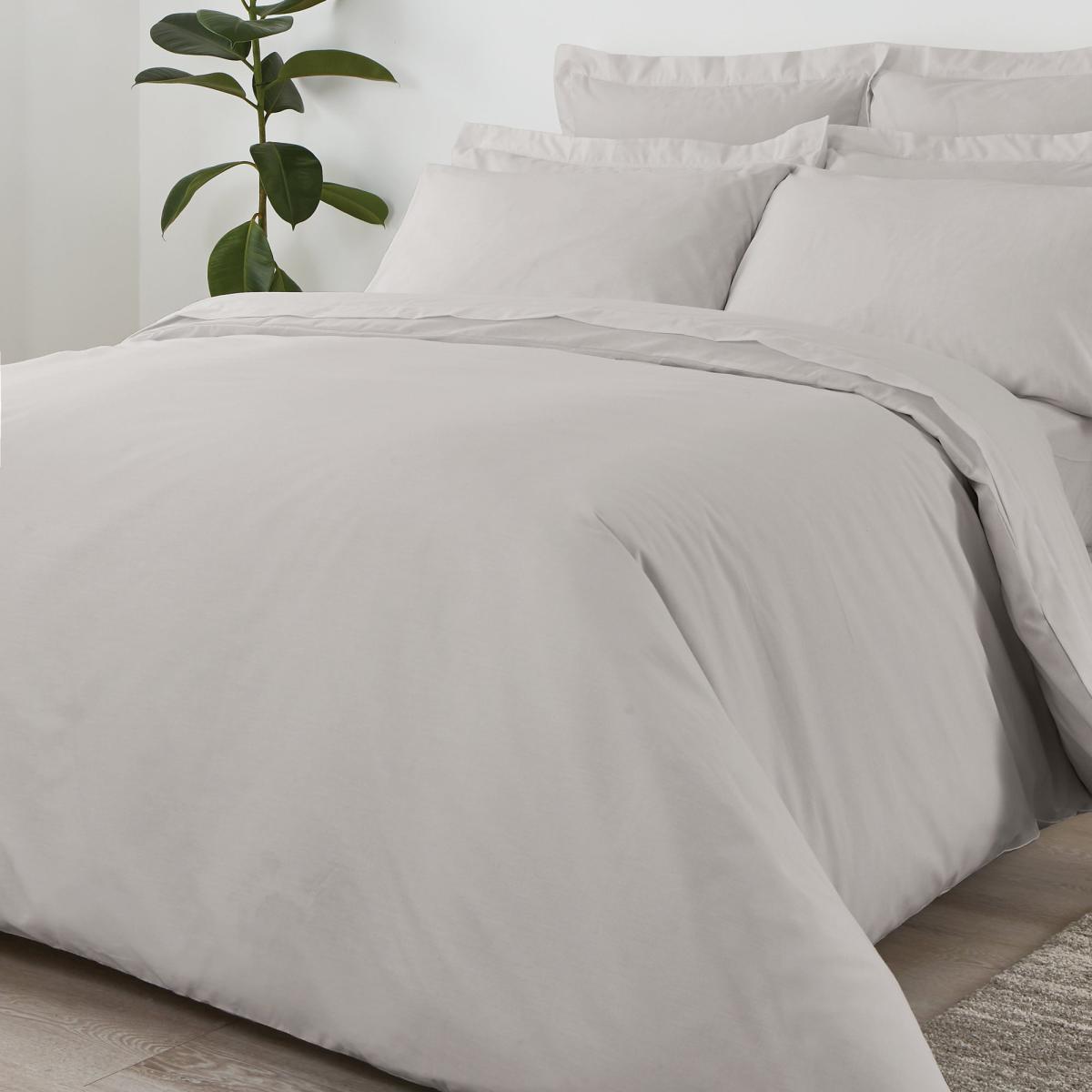 Non Iron Plain Fitted Sheet Lilac – image 5