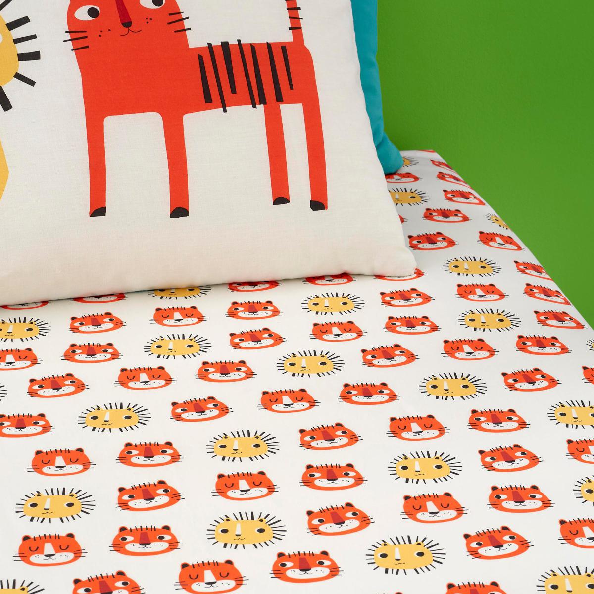 Cosatto Tiger Tropics Pack of 2 100% Cotton Fitted Sheets MultiColoured – image 2