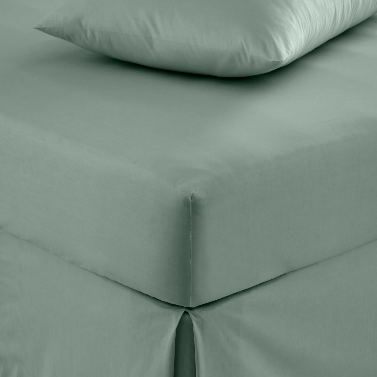 Pure Cotton Fitted Sheet Lilypad – image 1