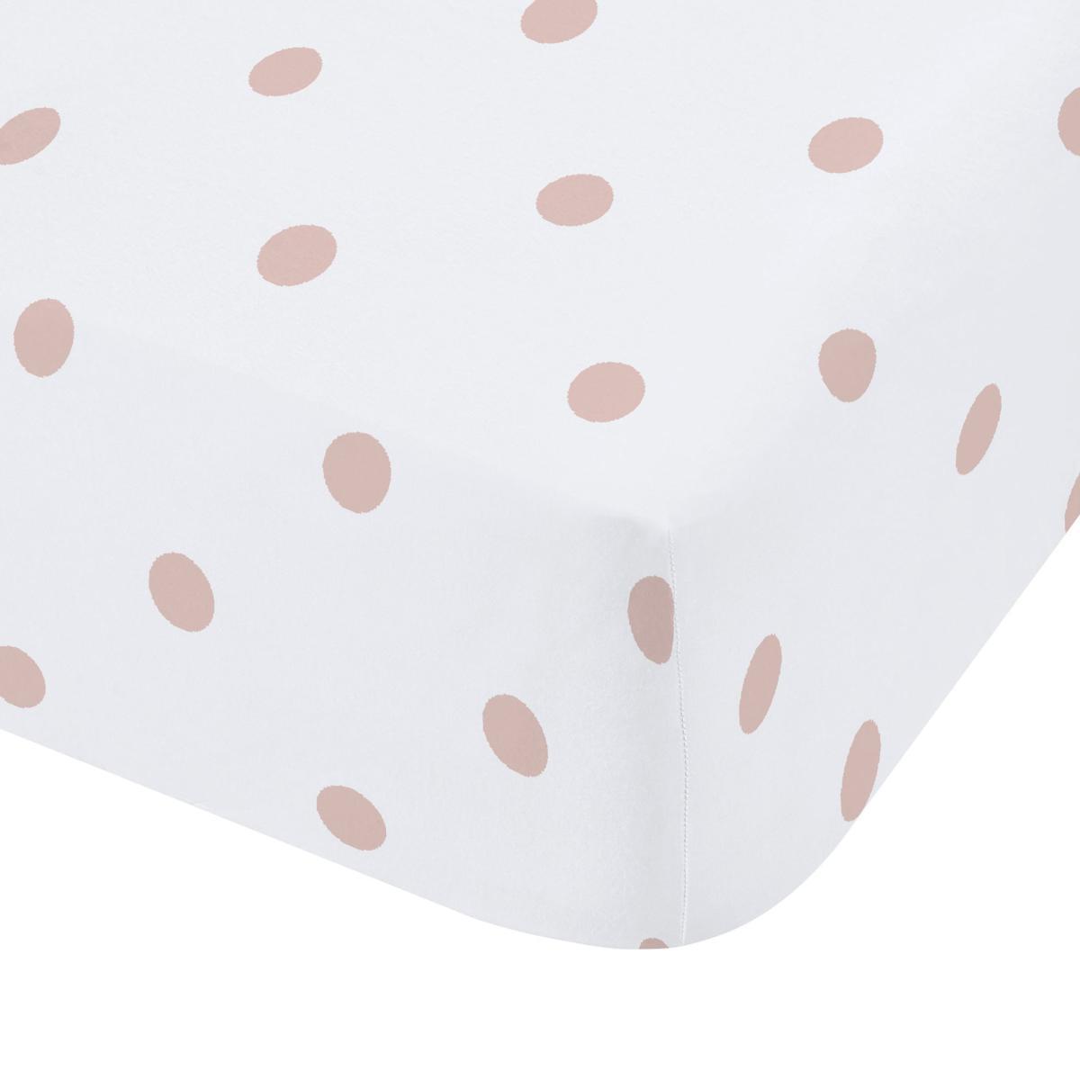 Catherine Lansfield Polka Dot Spot Fitted Sheet Silver – image 2