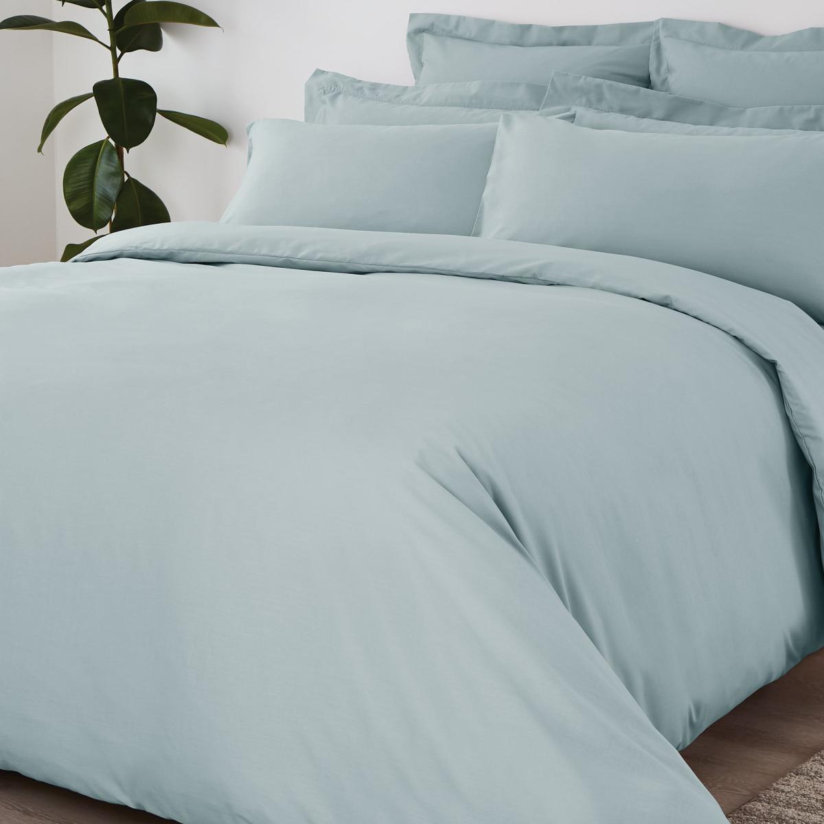 Non Iron Plain Fitted Sheet Willow (Green) – image 4