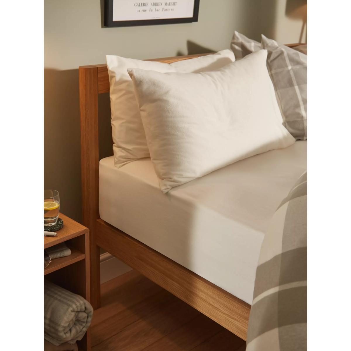John Lewis & Partners Warm & Cosy Brushed Cotton Fitted Sheet – image 2