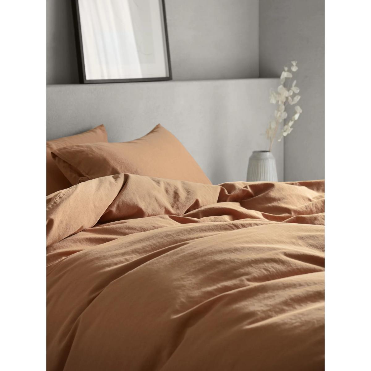 Mother of Pearl Linen & Organic Cotton Fitted Sheet – image 4