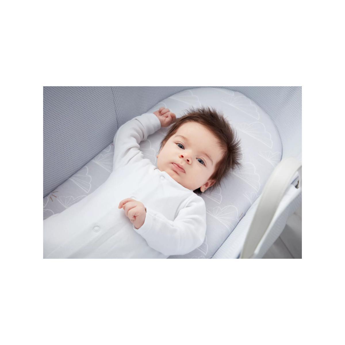 Shnuggle Cotton Fitted Moses Basket Sheet, Pack of 2, 28 x 90 – image 2