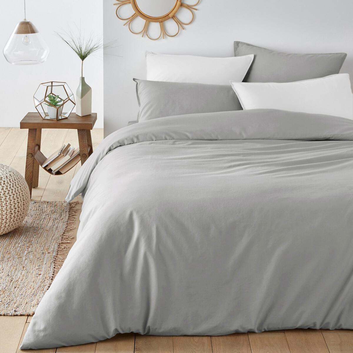 Scenario Plain Washed Cotton Flat Sheet – image 2