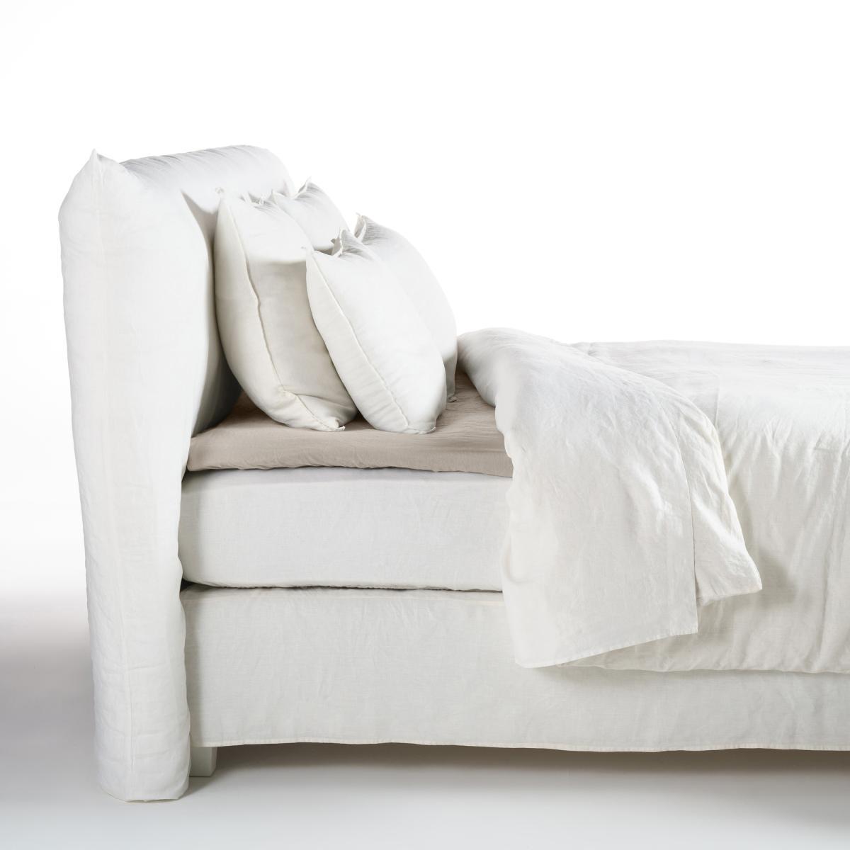 Elina Washed Linen Fitted Sheet for Mattress Topper – image 2