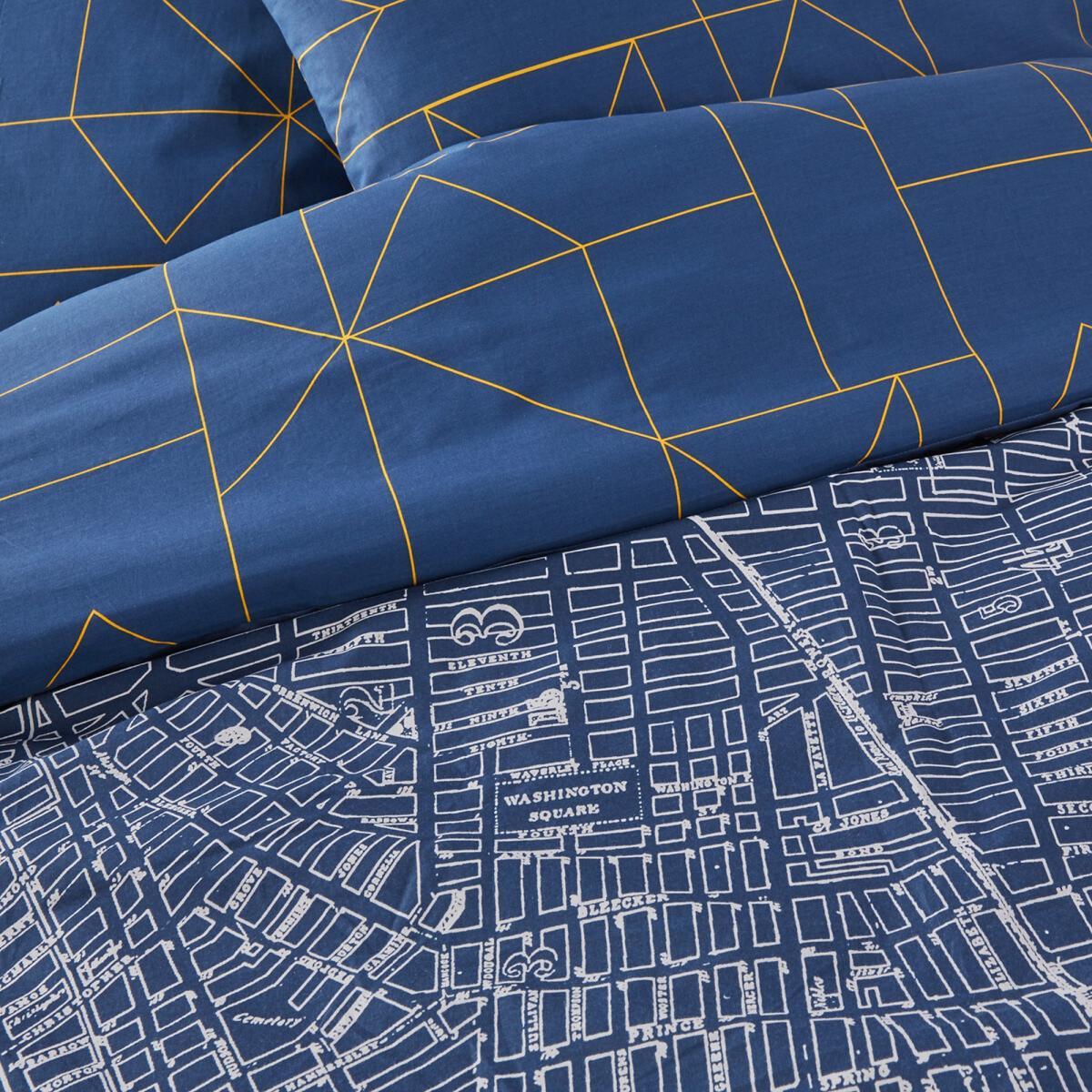 Dwight Geometric Cotton Fitted Sheet – image 3