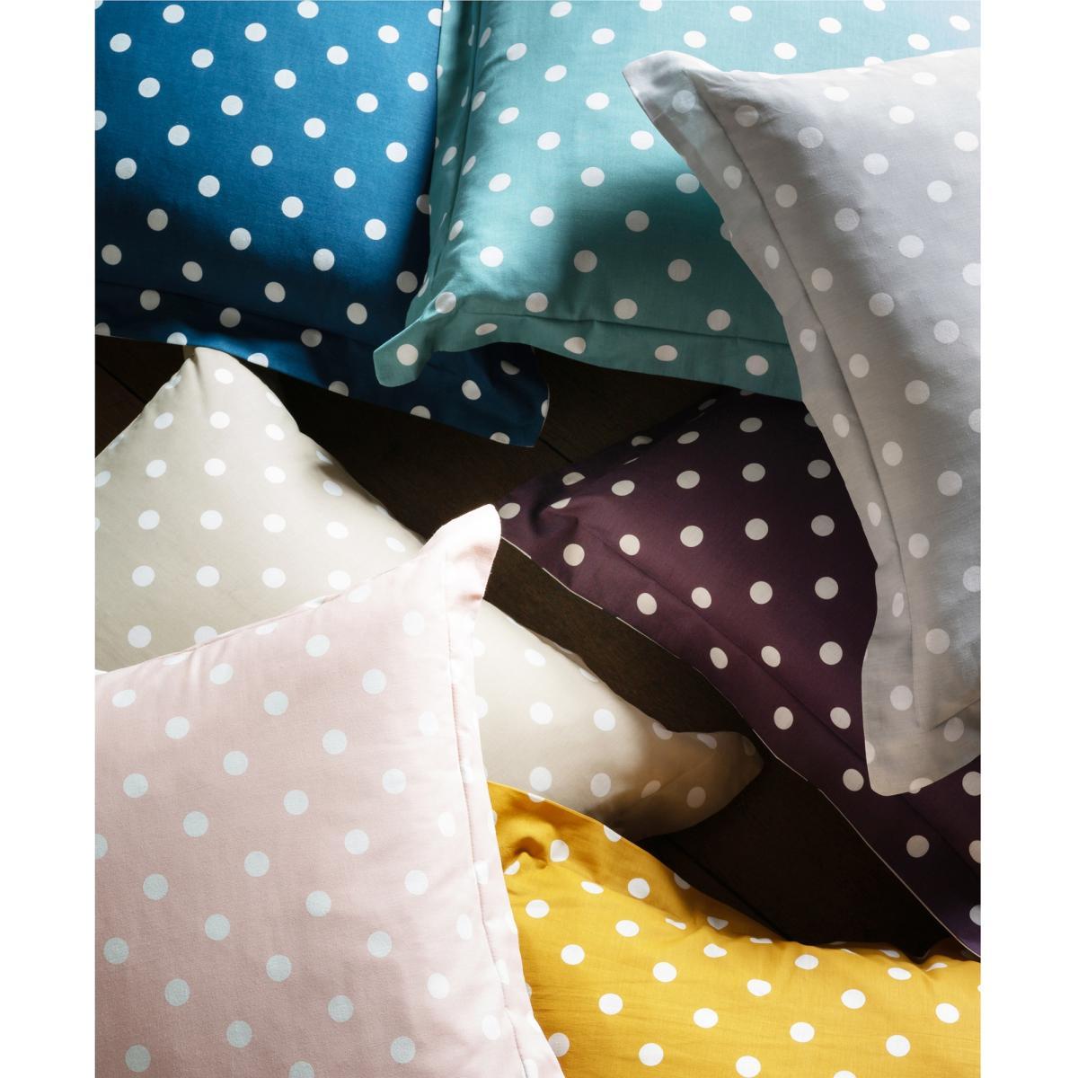 Clarisse Cotton Flat Sheet in Polka Dot Print – image 2