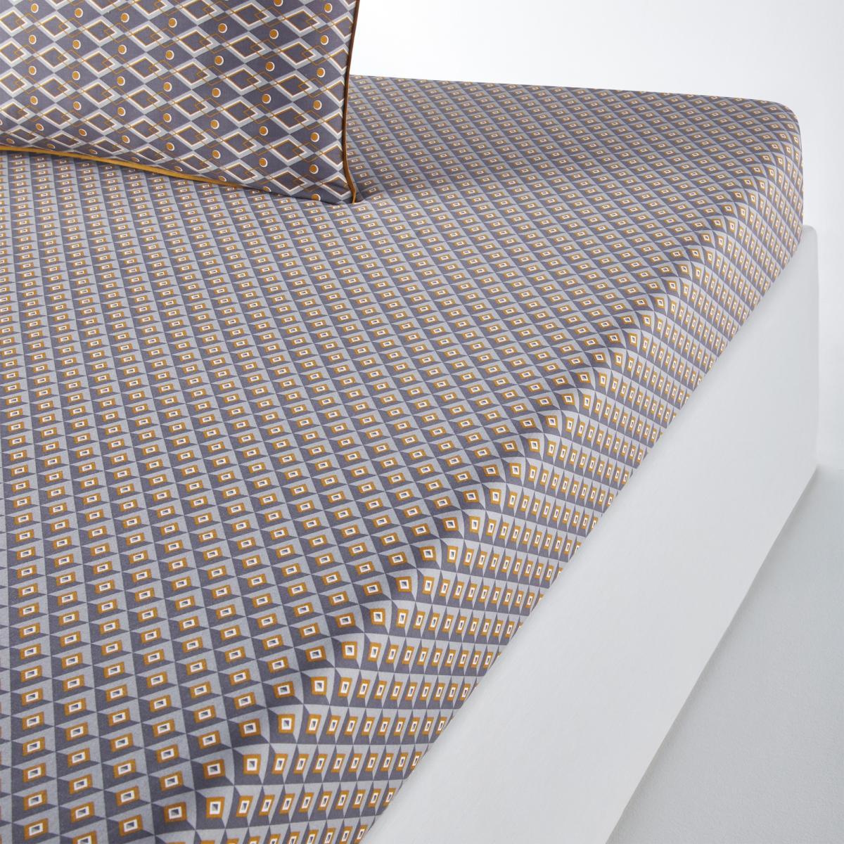 Pallazzo Fitted Sheet in Pure Cotton – image 1