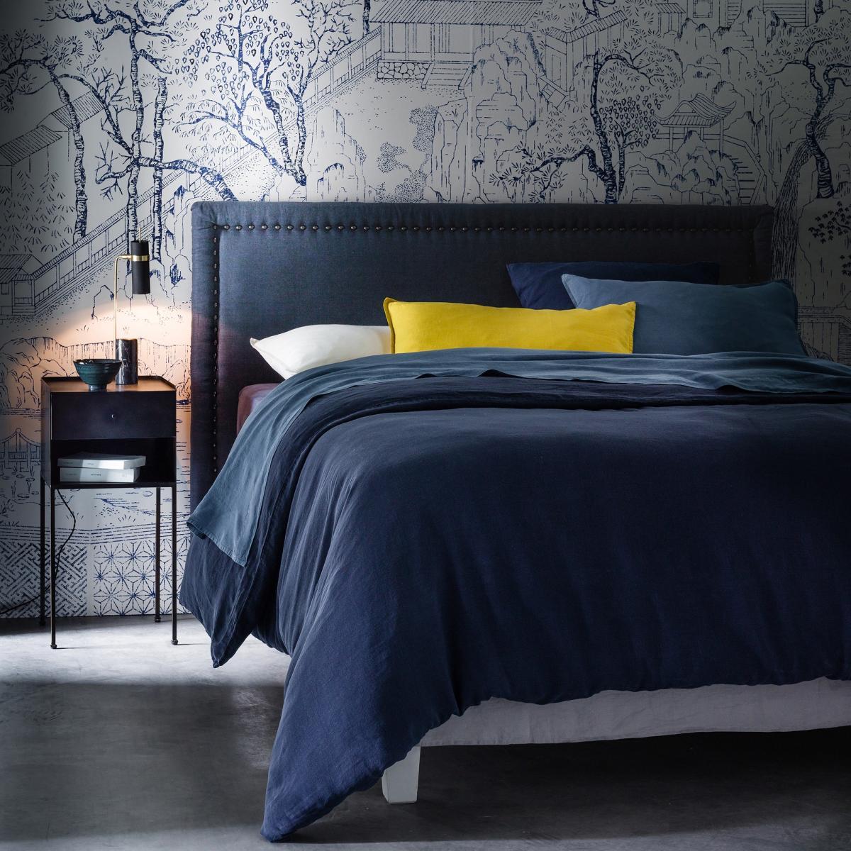 Elina Washed Linen Fitted Sheet for Thick Mattresses – image 3