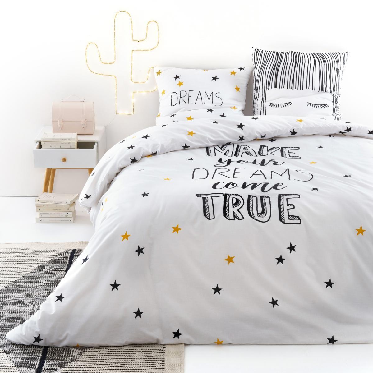 Fringe Star Print Cotton Fitted Sheet – image 2