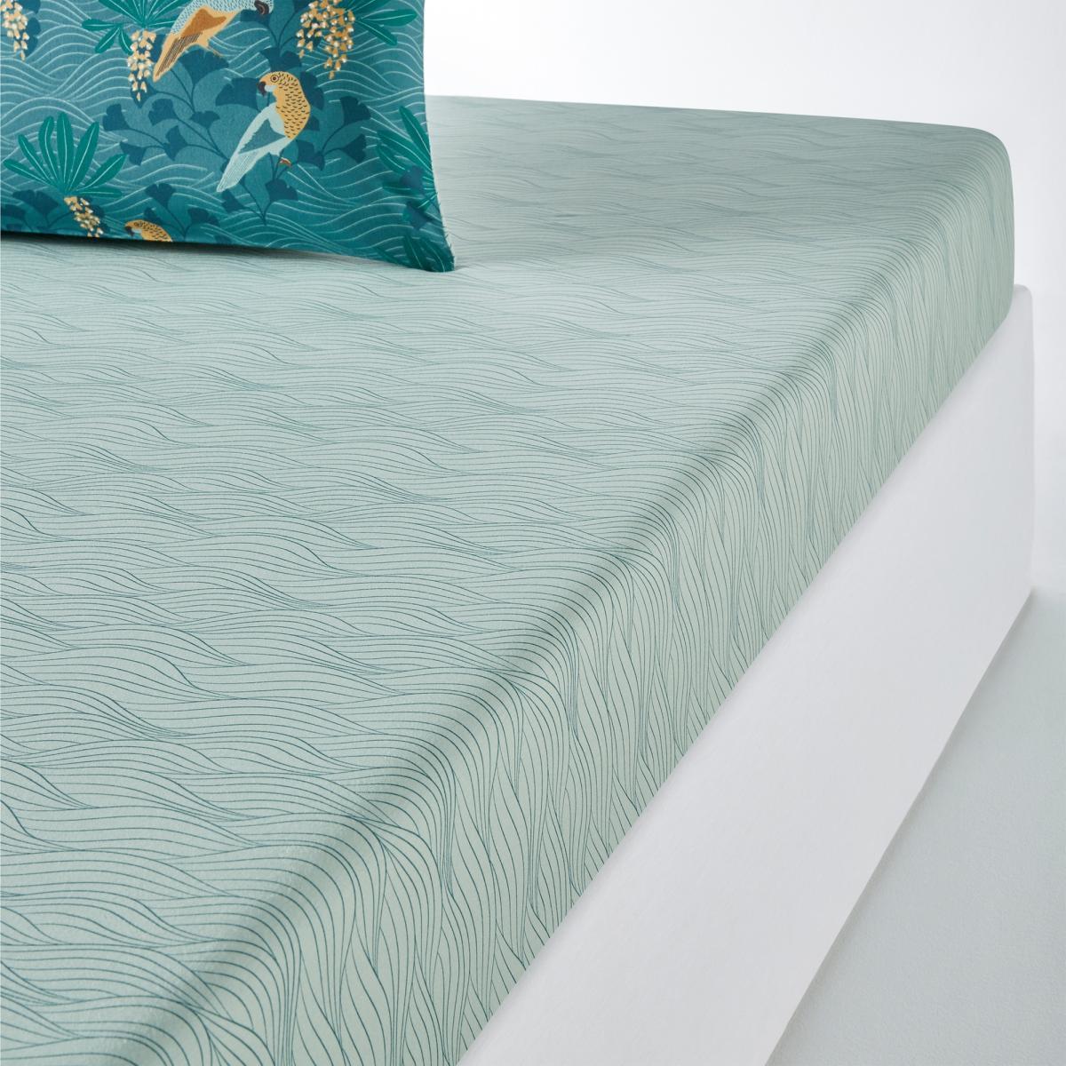 Minami Fitted Sheet in Cotton Percale – image 1