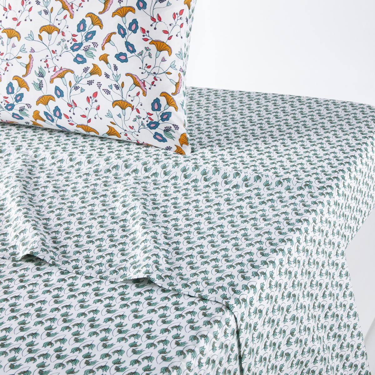 Lenita Flat Sheet in Cotton Muslin – image 1