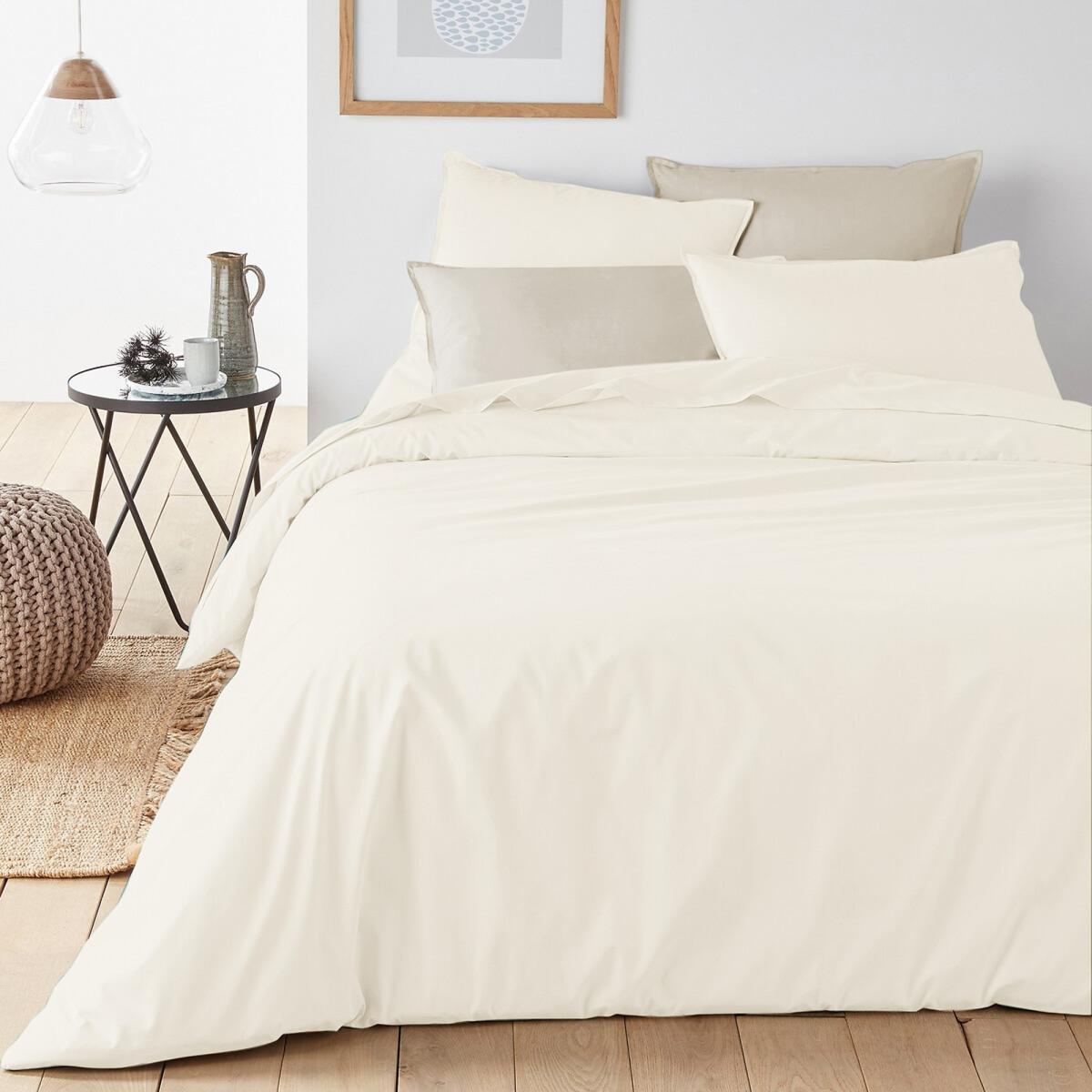 Plain Organic Cotton Percale Flat Sheet – image 2