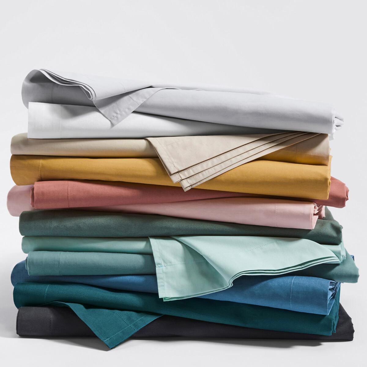 Plain Organic Cotton Percale Flat Sheet – image 4