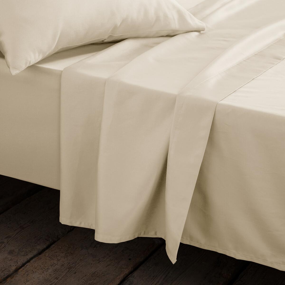 Cotton Satin Flat Sheet – image 1