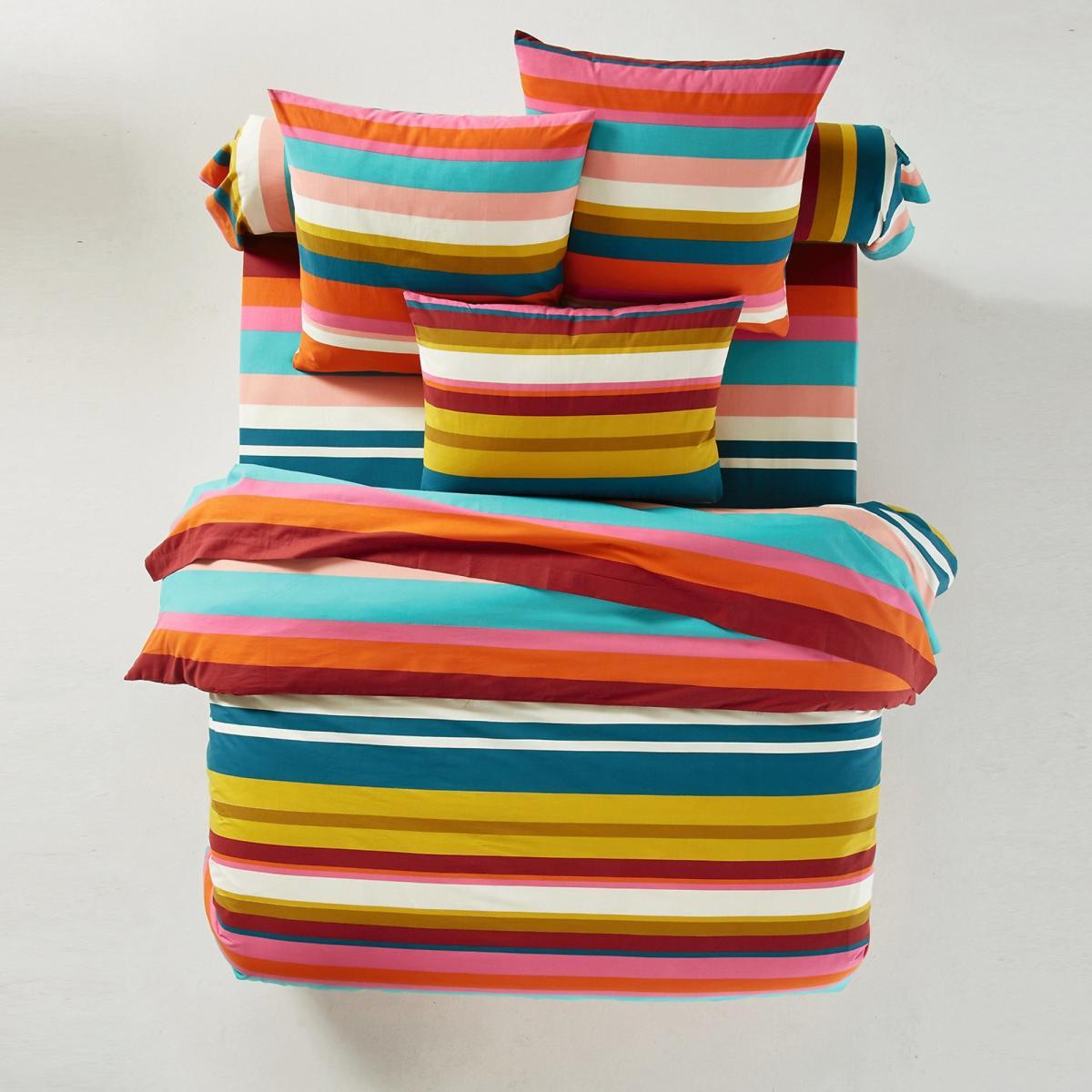 Paraisio Striped Cotton Flat Sheet – image 3